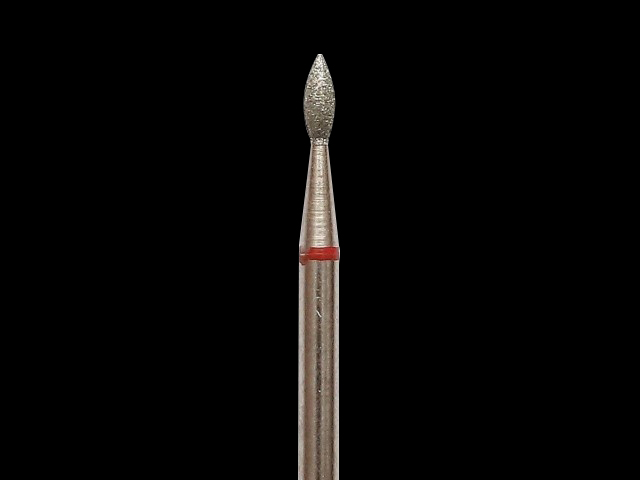 Diamond Drill Bit - Drop 1.8mm Sharp Red