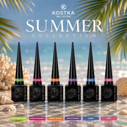 6 pc Gel Polish Summer Collection 8ml